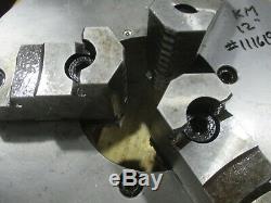 USED 12 Bison 3-Jaw Universal Flat Back Lathe Chuck (KM)