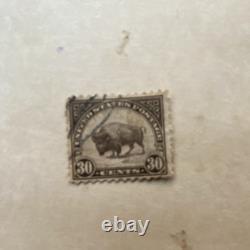 United States 30 Cent Buffalo Stamp Black Brown US Collectible