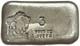 Us Bison Bullion Silver 3 Troy Oz Poured. 999 Silver Loaf Style Bar