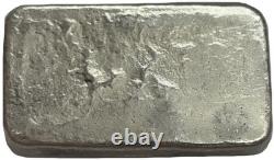 Us Bison Bullion Silver 3 Troy Oz Poured. 999 Silver Loaf Style Bar