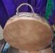 VINTAGE 1980s NATIVE AMERICAN BISON HIDE DOUBLE SIDED DRUM QUALITY