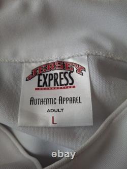 VINTAGE BUFFALO BISONS AUTHENTIC ON FIELD BASEBALL JERSEY, USA Men's Large