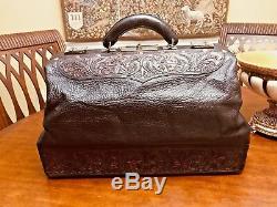 VOGT American Bison Heavy Duty Doctor Bag / Briefcase / Weekender US Made