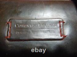 VTG Auth Coronado Bison Leather Concealed Carry Briefcase Made In USA