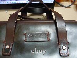 VTG Auth Coronado Bison Leather Concealed Carry Briefcase Made In USA