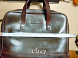 VTG Auth Coronado Bison Leather Concealed Carry Briefcase Made In USA