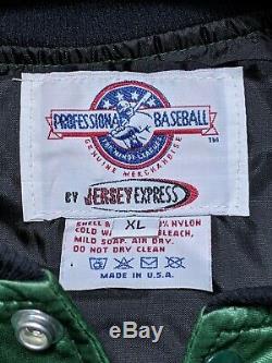 VTG Buffalo Bisons Satin Minor League Baseball Dugout Jacket Jersey Express XL