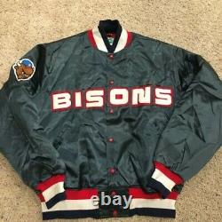 VTG Buffalo Bisons Satin Minor League Baseball Jacket 1980s Sz Large EUC