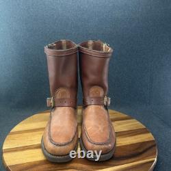 VTG Gokey The Bison Sauvage Mens Snake Proof Hunting Leather Boots Sz 9.5E