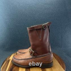 VTG Gokey The Bison Sauvage Mens Snake Proof Hunting Leather Boots Sz 9.5E