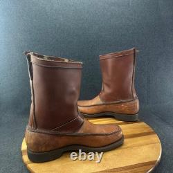 VTG Gokey The Bison Sauvage Mens Snake Proof Hunting Leather Boots Sz 9.5E