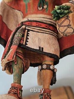 VTG Hopi RARE Kachina Mosayru BISON with gifts by Stetson Honyumptewa 10 Tall