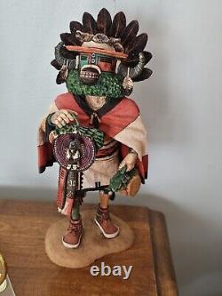 VTG Hopi RARE Kachina Mosayru BISON with gifts by Stetson Honyumptewa 10 Tall