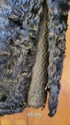 Vintage 1909 Buffalo Bison and Beaver Fur Coat for Cowboy or FancyCarriage Rider