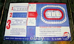 Vintage 1962-63 Buffalo Bisons Ahl Hockey Schedule, Complete, Beautiful Colors