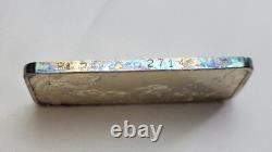 Vintage 1974 Hamilton Mint ATB 24K EGP 1 Ounce Silver American Bison