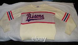 Vintage 1984 Buffalo Bisons Cliff Engle Sweater Adult Medium (44) Great Shape