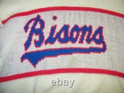 Vintage 1984 Buffalo Bisons Cliff Engle Sweater Adult Medium (44) Great Shape