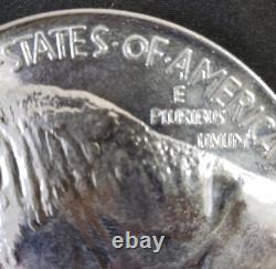 Vintage 5 cents Coin USA Bison & Native American 1918 Oversized Buffalo Nickel