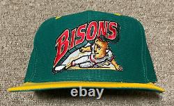 Vintage 80s Buffalo Bisons Blue Jays MILB Pro Model DuPont Visor SnapBack Hat
