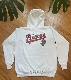 Vintage 80s XL Buffalo Bisons Minor League Baseball MILB Sweatshirt Hoodie USA