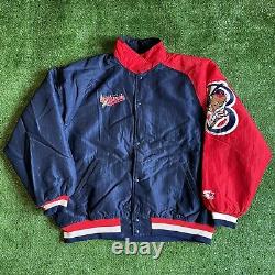 Vintage 90's Buffalo Bisons Baseball Starter Jacket Mens XL