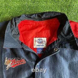 Vintage 90's Buffalo Bisons Baseball Starter Jacket Mens XL