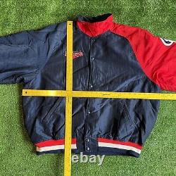 Vintage 90's Buffalo Bisons Baseball Starter Jacket Mens XL
