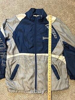 Vintage 90s Howard Bison HBCU University Windbreaker Jacket sz L