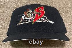 Vintage 90s Size 7 1/4 Buffalo Bisons MILB New Era 100% Wool Fitted Hat USA