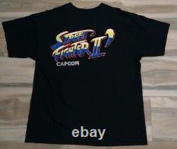 Vintage 90s Street Fighter 2 Shirt Size XL Capcom Ryu Bison