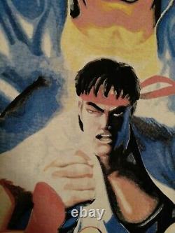 Vintage 90s Street Fighter 2 Shirt Size XL Capcom Ryu Bison