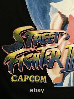 Vintage 90s Street Fighter 2 Shirt Size XL Capcom Ryu Bison