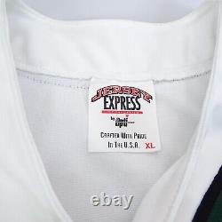 Vintage Buffalo Bisons Baseball Jersey Size XL Blank Jersey Express White