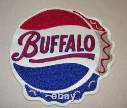 Vintage Buffalo Bisons Hockey Ahl Real Jersey Crest, Chain Stitched Embroidered