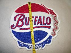 Vintage Buffalo Bisons Hockey Ahl Real Jersey Crest, Chain Stitched Embroidered