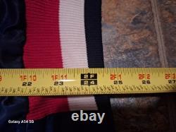 Vintage Buffalo Bisons Jacket Mens Blue 1980s MLB Baseball USA See Measurements