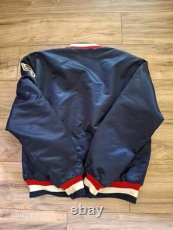 Vintage Buffalo Bisons Minor League Baseball Satin Bomber Jacket Men's XL