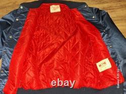 Vintage Buffalo Bisons Minor League Baseball Satin Bomber Jacket Men's XL