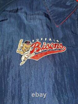 Vintage Buffalo Bisons Starter Jacket XL Made In The USA (see Measurements)