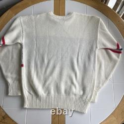 Vintage Buffalo Bisons Sweater S Cliff Engle 1984 Minor League Baseball Cream