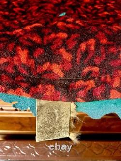 Vintage Buffalo Hide Rug Winter Coat Tanned Bison Blanket USA Made Manufactured