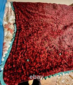 Vintage Buffalo Hide Rug Winter Coat Tanned Bison Blanket USA Made Manufactured