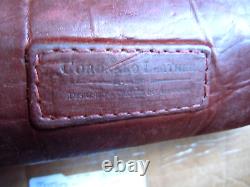 Vintage Coronado Horween Bison Leather Concealed Carry Briefcase Luggage Bag USA