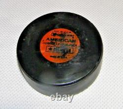 Vintage Game Used Buffalo Bisons Ahl Hockey Puck Art Ross Converse, Very Rare