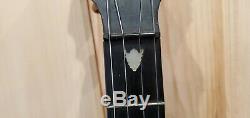 Vintage George Washburn 5 String Open Back Banjo 19 Fret 11 Pot Bison Inlay