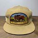 Vintage K Products Yellowstone National Park Trucker Snapback Hat Bison 1980s