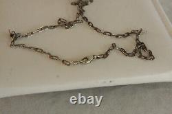 Vintage Lulu Bug Sterling Silver Laura Mears Bison Pendant Necklace Chain Signed