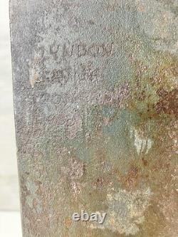 Vintage Mid-Century Brutalist Abstract Metal Bison Sculpture