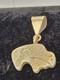 Vintage Native American Navajo Reversible Bison Pendant